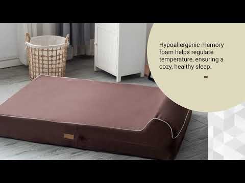 Jumbo Orthopedic 7-Inch Memory Foam Pet Bed Review: Ultimate Luxury for Large Breed Dogs!